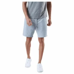 Shorts Vejle Thin Stripes Blue*Dedicated Discount