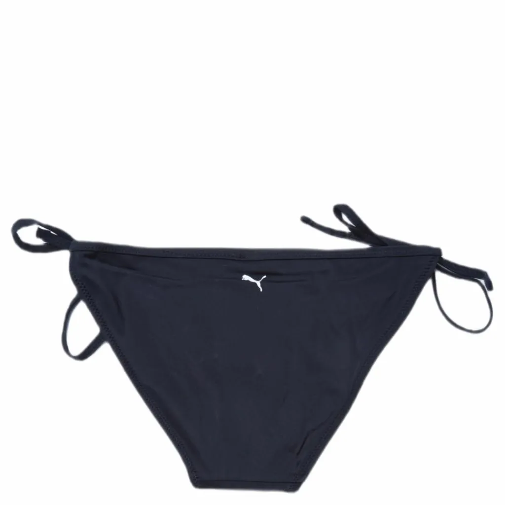 Puma Side Tie Bikini Bottom Black Svart New