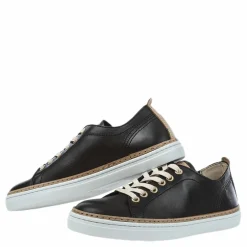 Sneaky Steve Silvermine Low Leather Black Svart Clearance