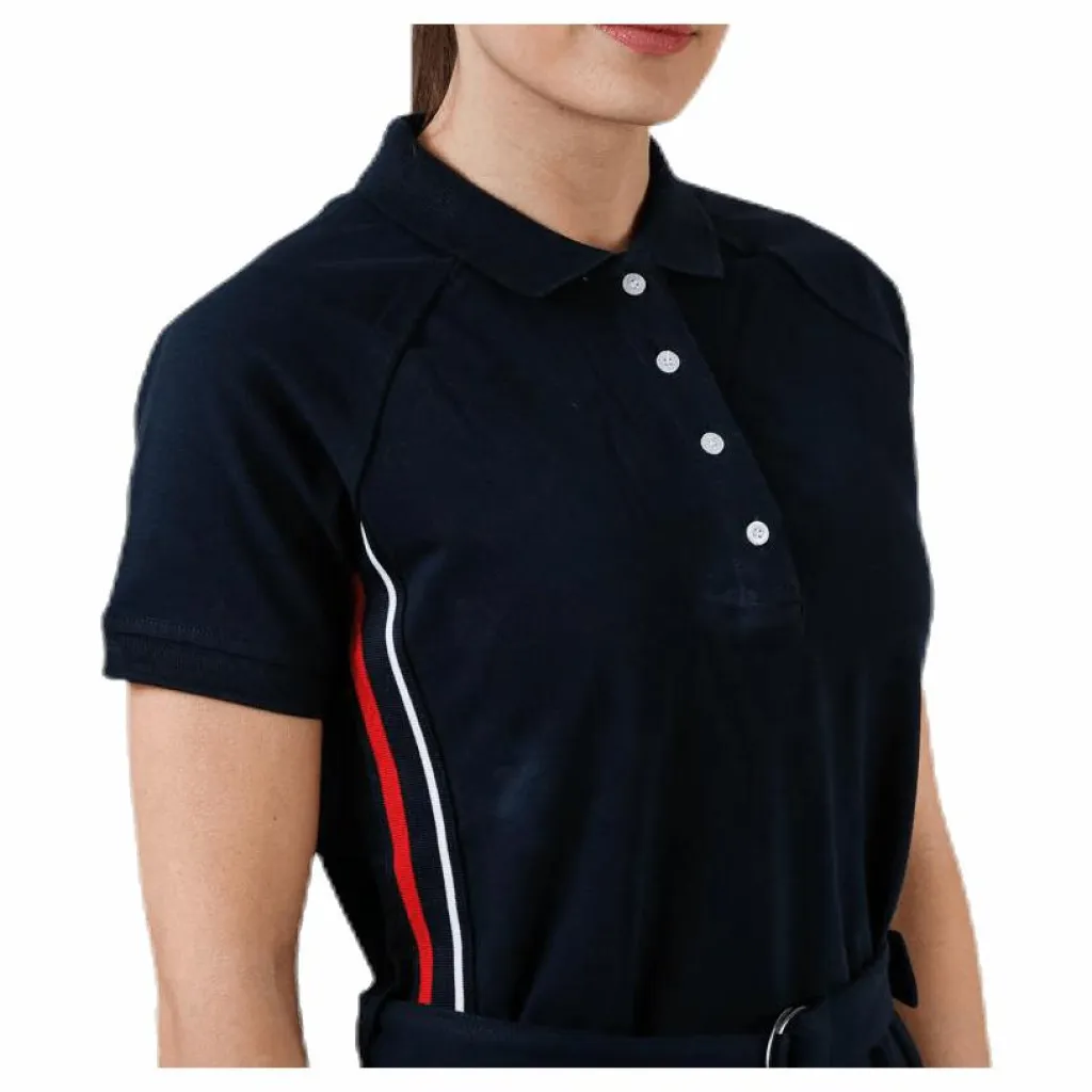 Tenson Simone Dress Blue Svart