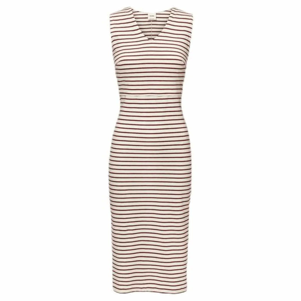 Simone S/L Dress Beige/Red*Boob Discount