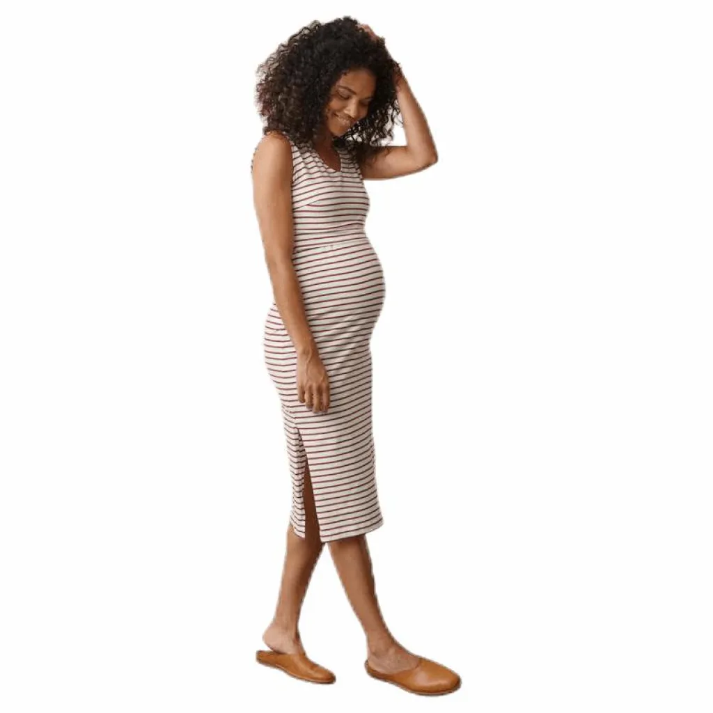 Simone S/L Dress Beige/Red*Boob Discount
