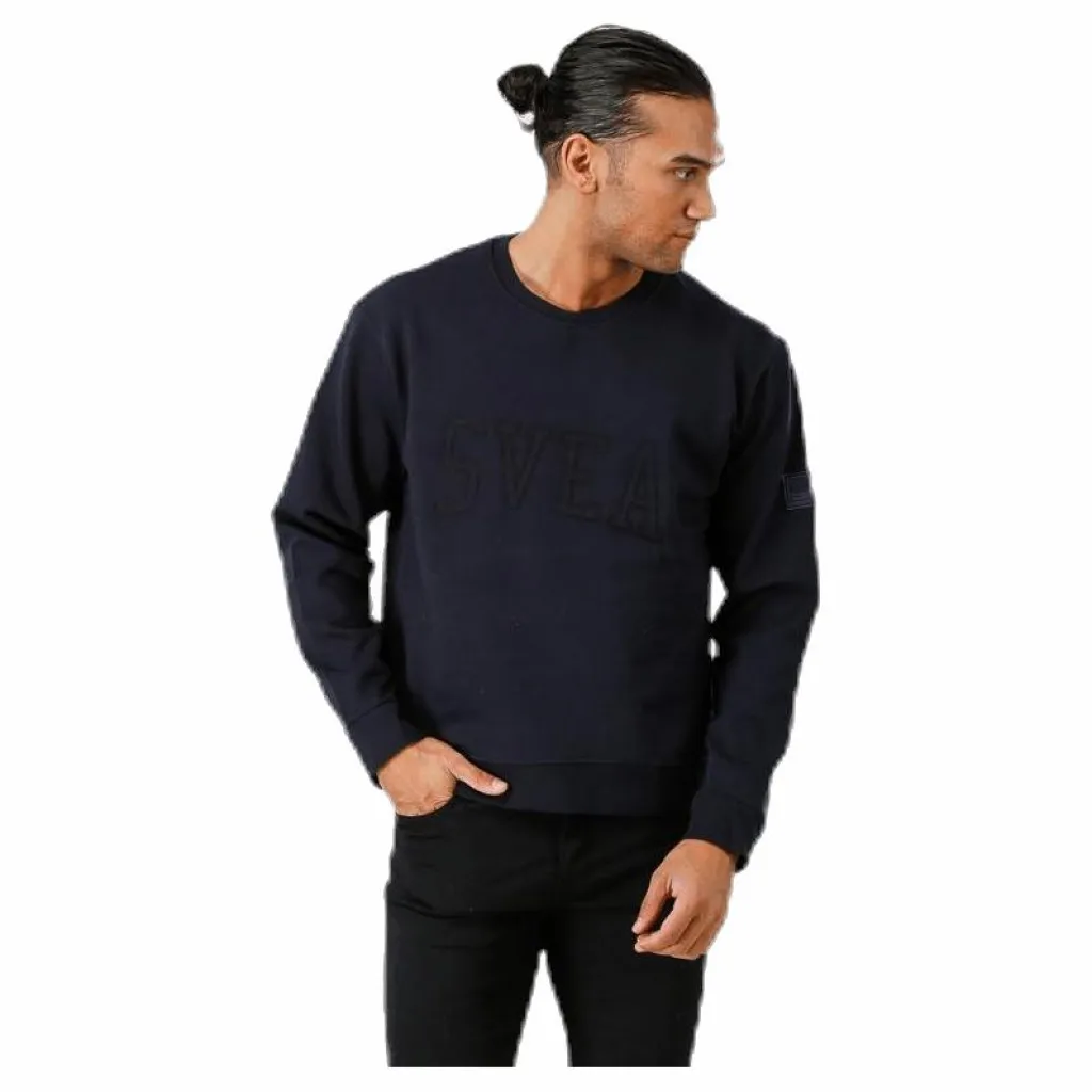 Svea Sixten Sweatshirt Blue Blå Hot