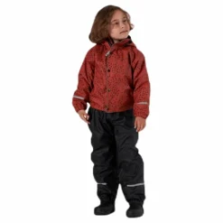 Virvelvind Skur Fodrat regnställ Orange/Black/Red Röd Sale