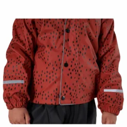Virvelvind Skur Fodrat regnställ Orange/Black/Red Röd Sale