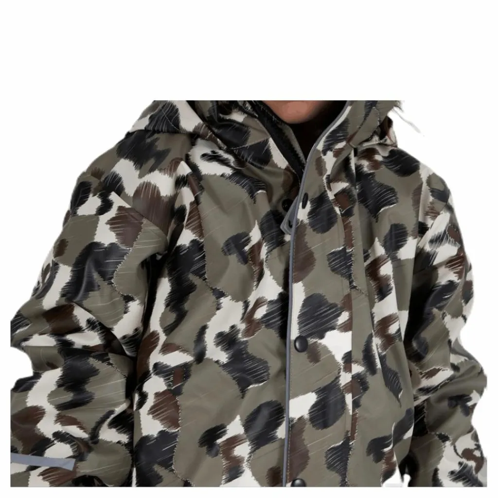 Skur Fodrat regnställ Patterned/Green*Virvelvind Best