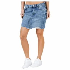 Sky Life Reg Dnm Skirt Blue*Only Sale