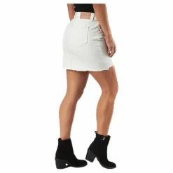 Only Sky Reg Skirt Raw Edge Dest.Bb Brun Discount