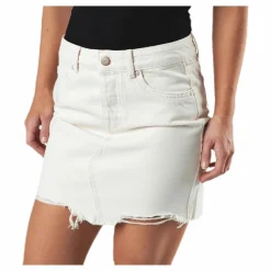 Only Sky Reg Skirt Raw Edge Dest.Bb Brun Discount
