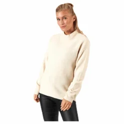 Skyla Ls O-Neck Wool Knit Grey*Pieces Sale