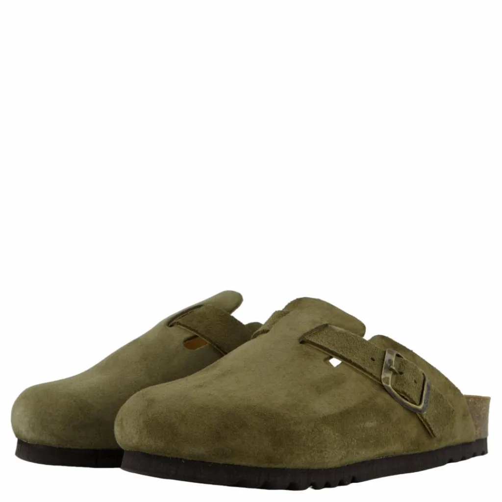 Scholl Iconic Sl Fae Suede Khaki Beige