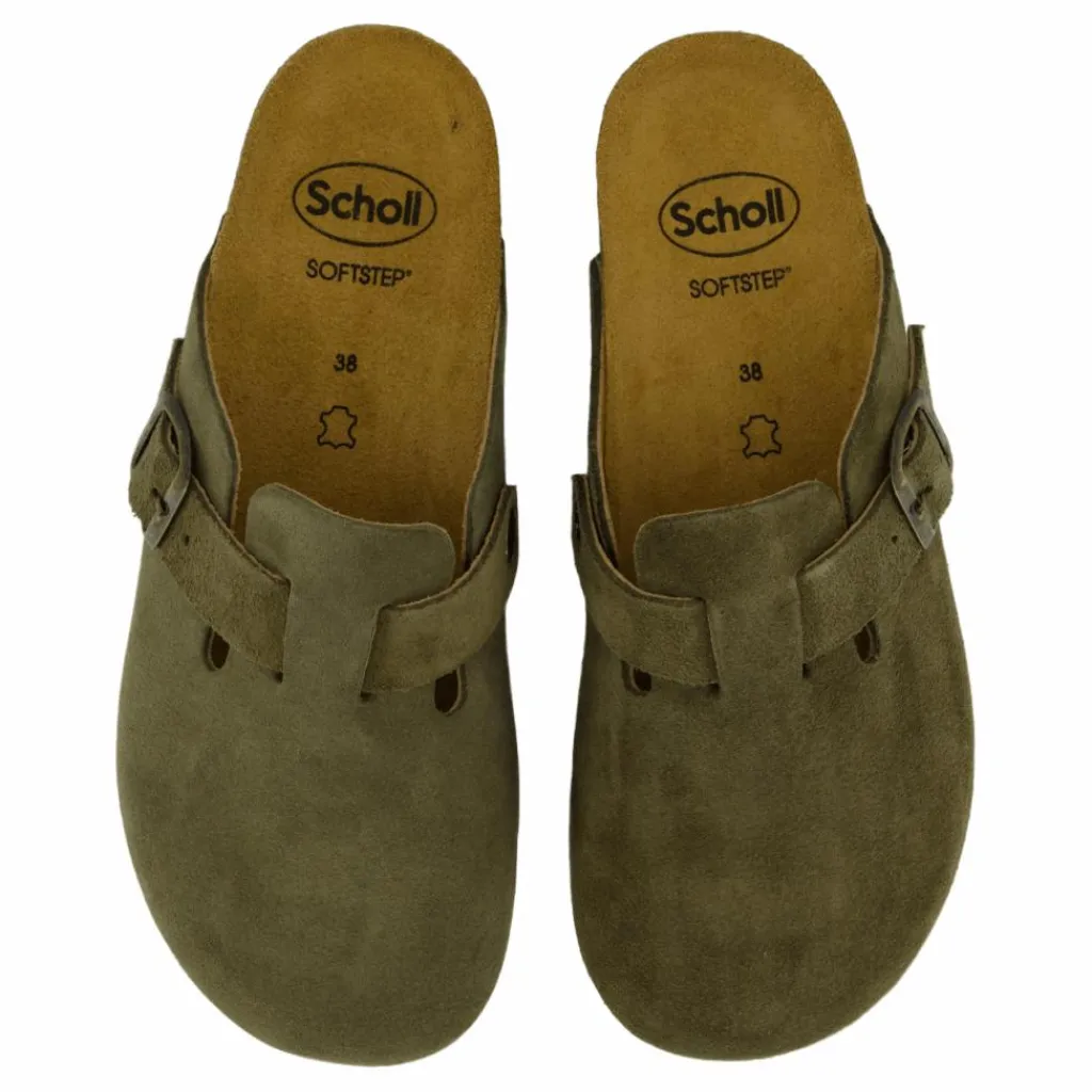 Scholl Iconic Sl Fae Suede Khaki Beige