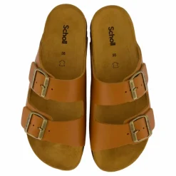 Scholl Iconic Sl Josephine Leather Cognac Cognac Brun New