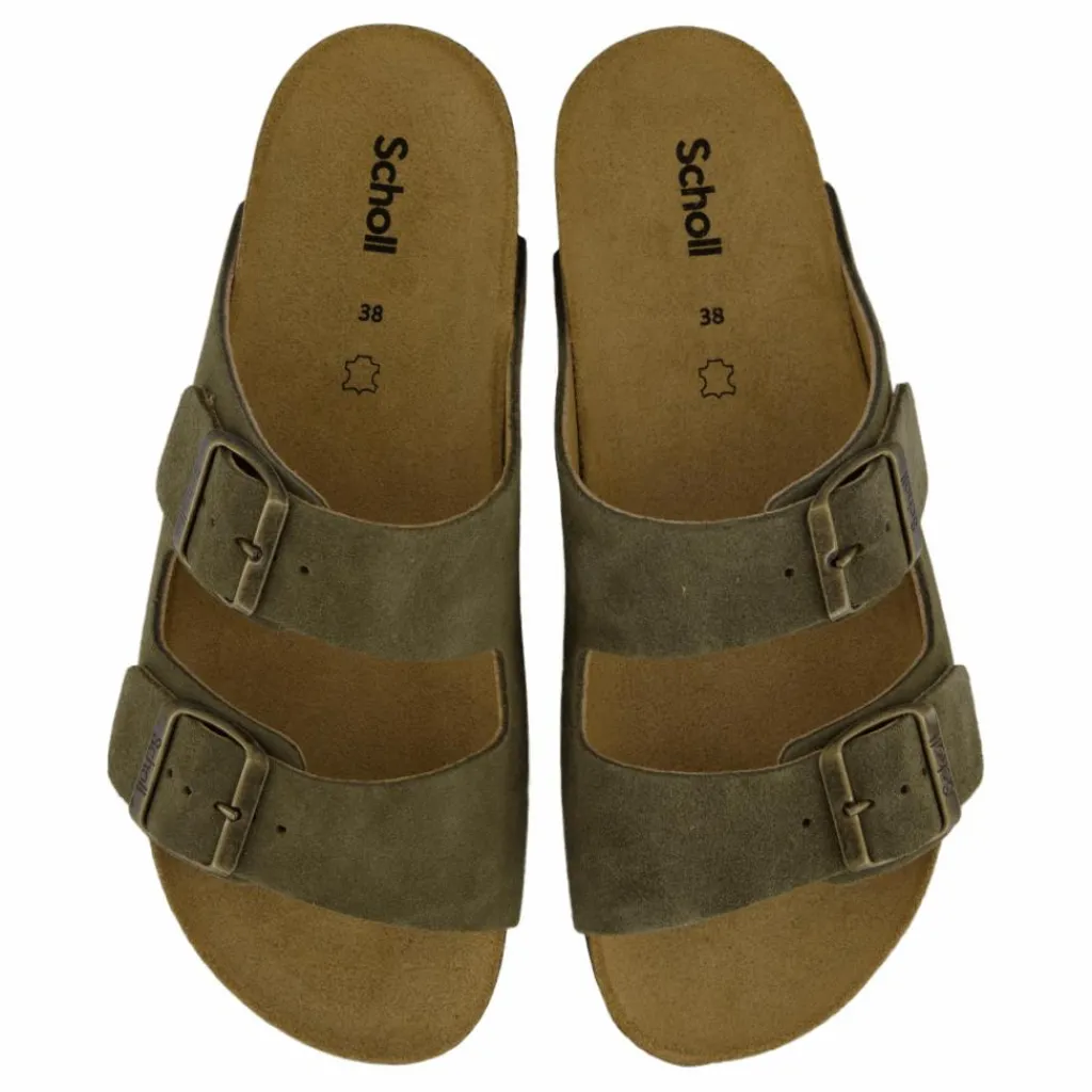 Sl Josephine Suede Khaki*Scholl Iconic Clearance