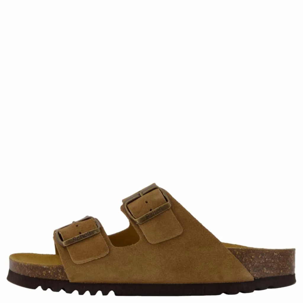 Scholl Iconic Sl Josephine Suede Taupe Brun Clearance