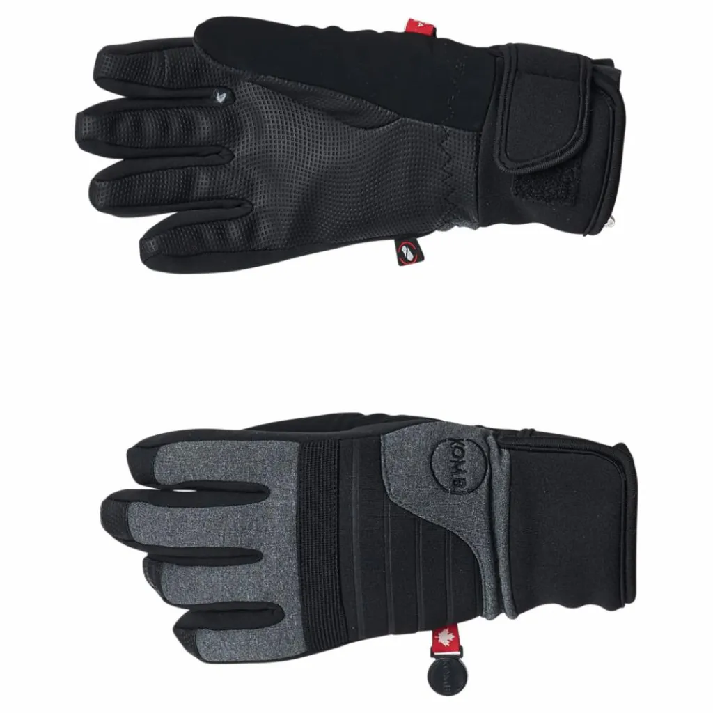Kombi Sleek Jr Glove Heather Grey Svart Clearance