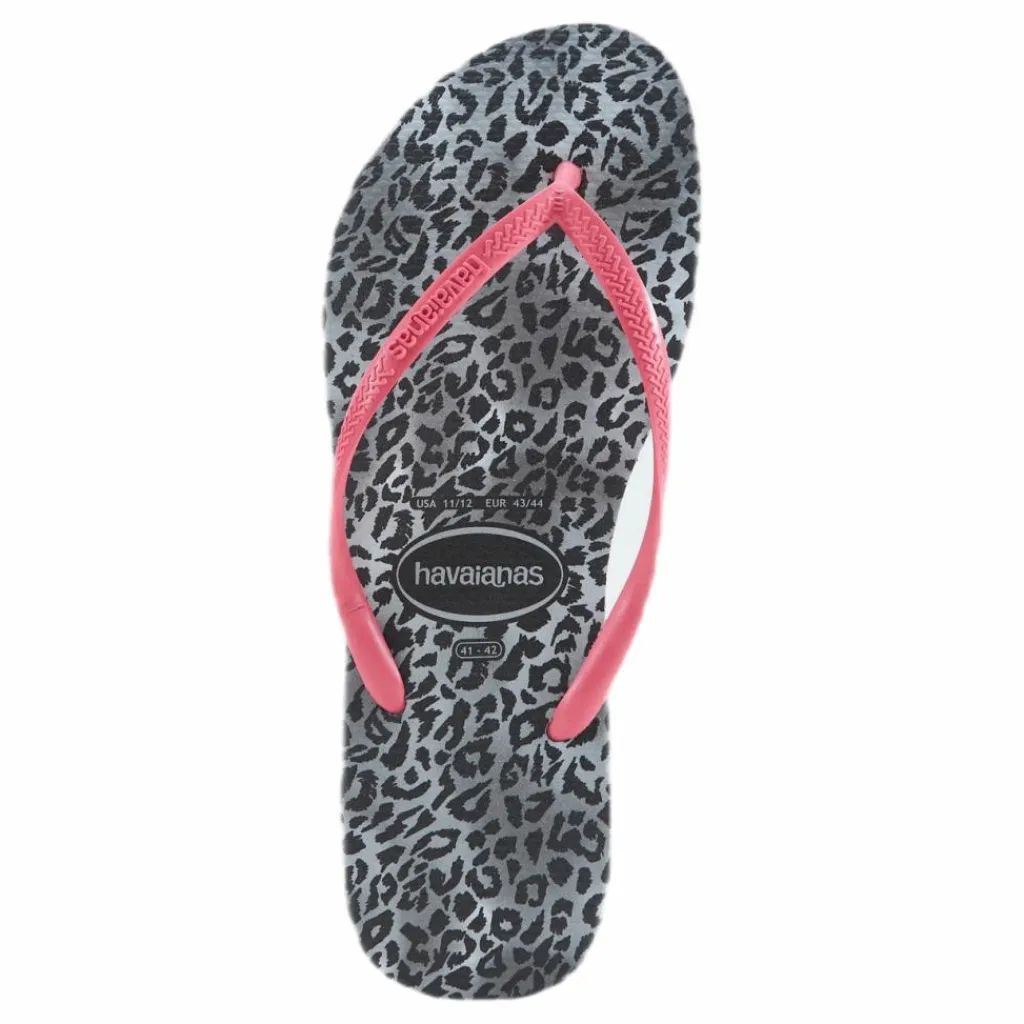 Slim Leopard Pink/Black*Havaianas Discount