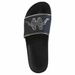 Slipper, Authentic Aqua 1 Black/Gold*Kappa Online