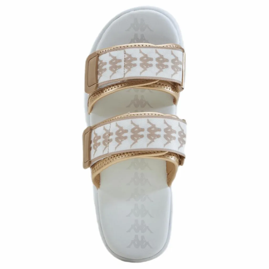 Slipper, Authentic Banda Aster White/Beige*Kappa Clearance