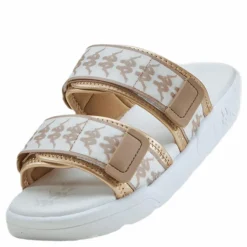 Slipper, Authentic Banda Aster White/Beige*Kappa Clearance
