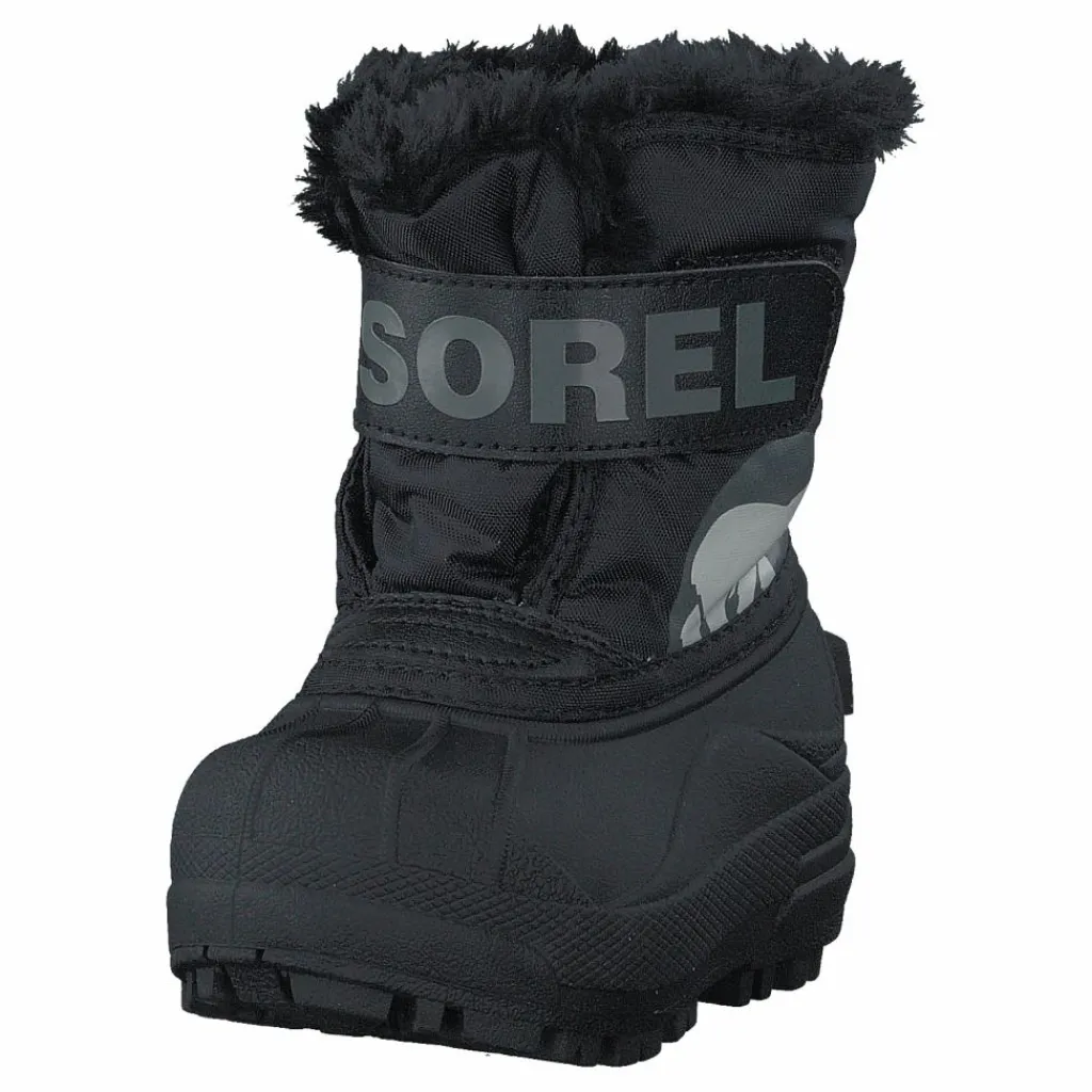 Sorel Snow Commander Toddler 010 Black Svart Sale