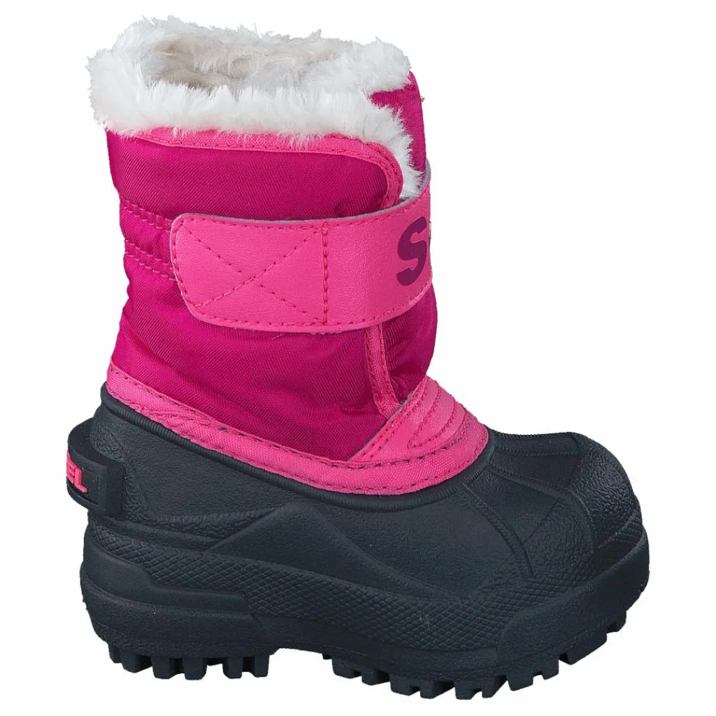 Sorel Snow Commander Toddler 652 Tropic Pink, Deep Blush Svart och Rosa Outlet