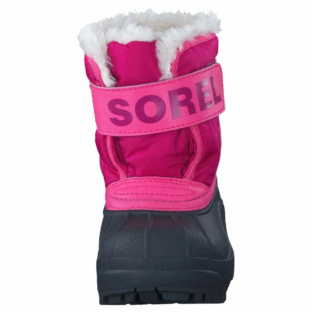 Sorel Snow Commander Toddler 652 Tropic Pink, Deep Blush Svart och Rosa Outlet