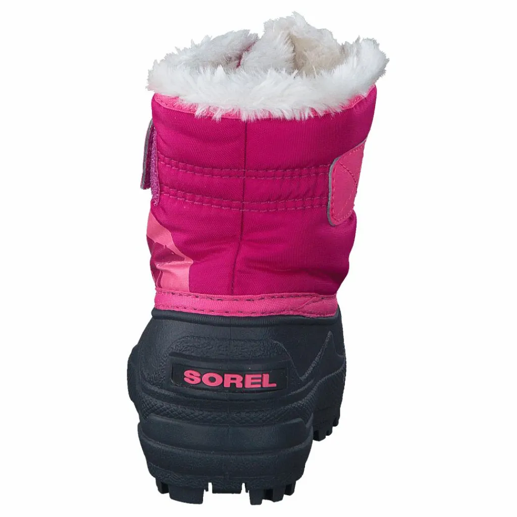 Sorel Snow Commander Toddler 652 Tropic Pink, Deep Blush Svart och Rosa Outlet