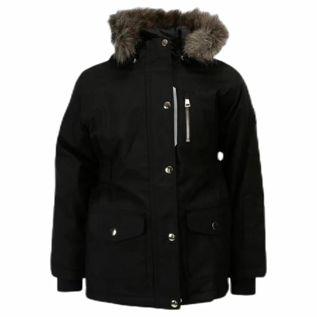 Name It Snow10 Jacket Black Svart Hot