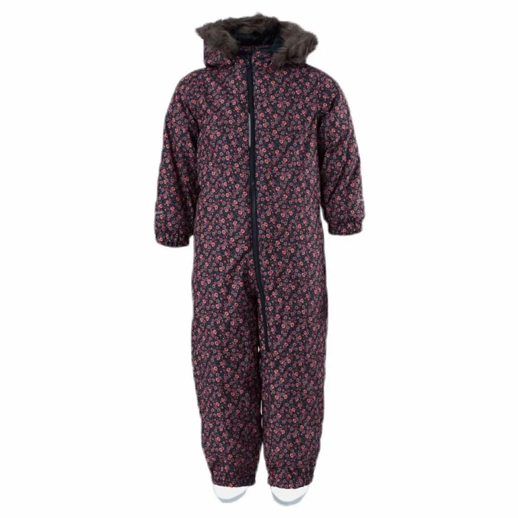 Snow08 Suit Mini Flower Blue*Name It New