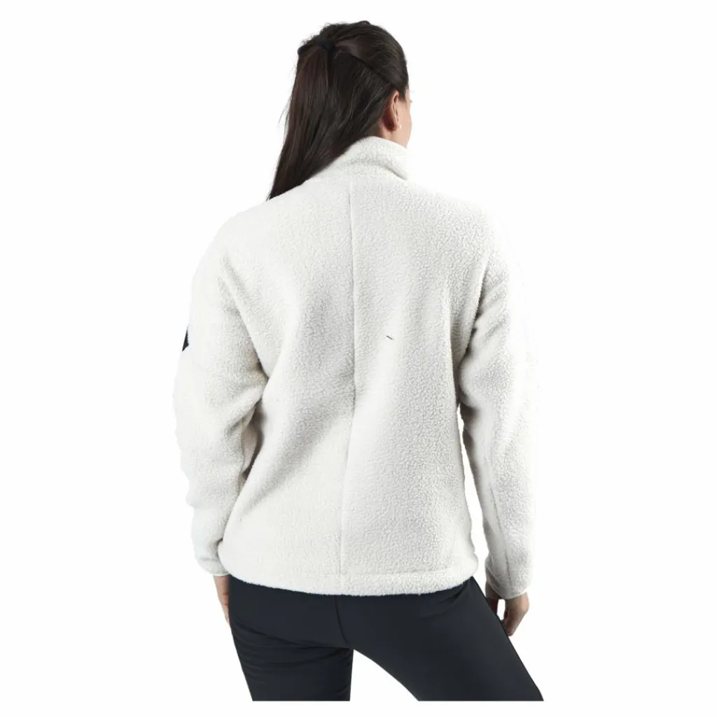 Salomon Snowshelter Teddy Half Zip White Vit Hot