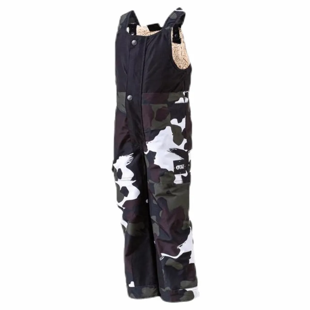 Picture Organic Clothing Snowy Mini BIB Pant Patterned/Black Mönstrad och Svart