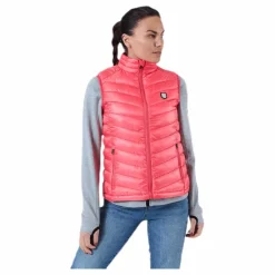Tuxer Sofia Waistcoat Pink Rosa New