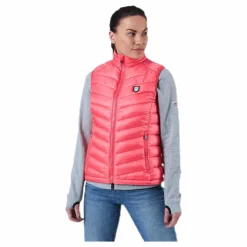 Tuxer Sofia Waistcoat Pink Rosa New