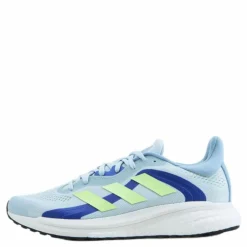 adidas SolarGlide 4 ST Shoes Halo Blue / Signal Green / Sonic Ink Best