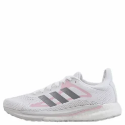 SolarGlide Shoes Cloud White / Silver Metallic / Fresh Candy*adidas Hot