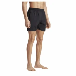 Solid CLX Short-Length Swim Shorts Black / Lucid Lemon*adidas Outlet
