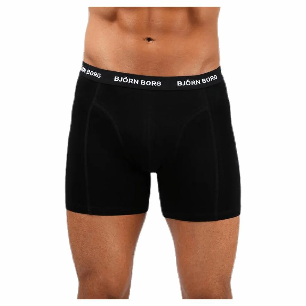Björn Borg Solid Shorts 5-Pack Black Svart Outlet