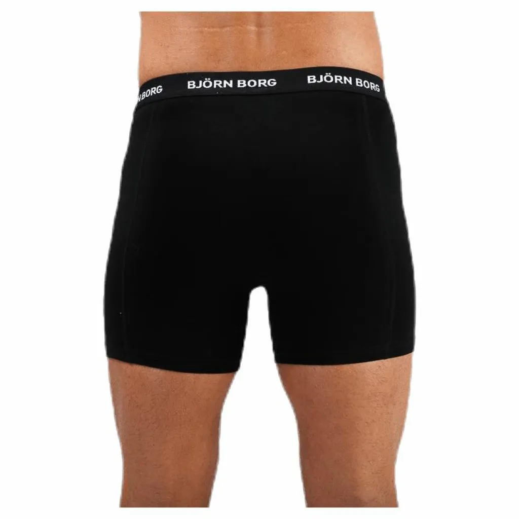Björn Borg Solid Shorts 5-Pack Black Svart Outlet