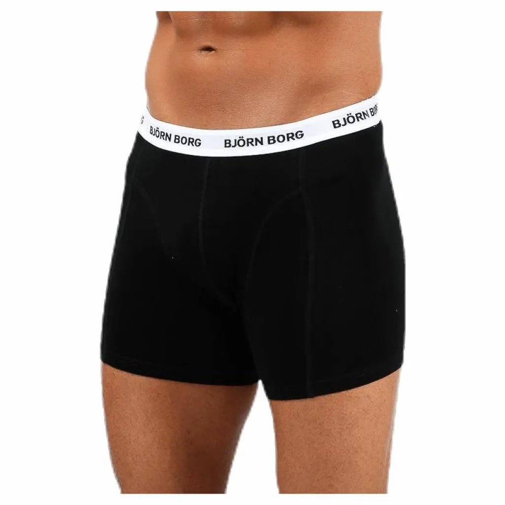 Björn Borg Solid Shorts 5-Pack Black Svart Outlet