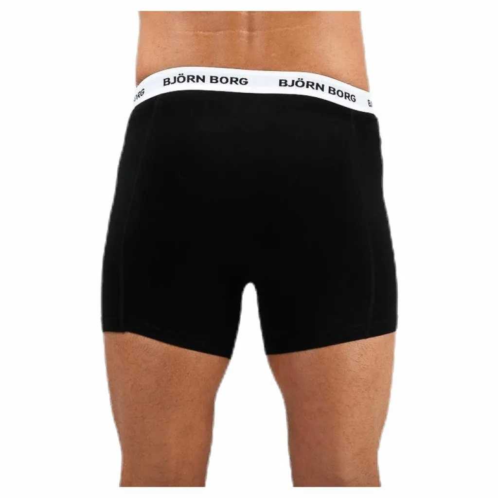Björn Borg Solid Shorts 5-Pack Black Svart Outlet