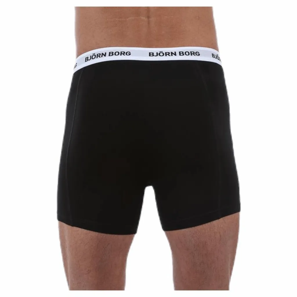 Björn Borg Solid Shorts 5-Pack Black Svart Outlet