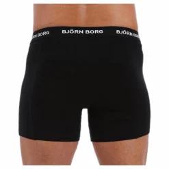 Björn Borg Solid Shorts 3-Pack Black Svart