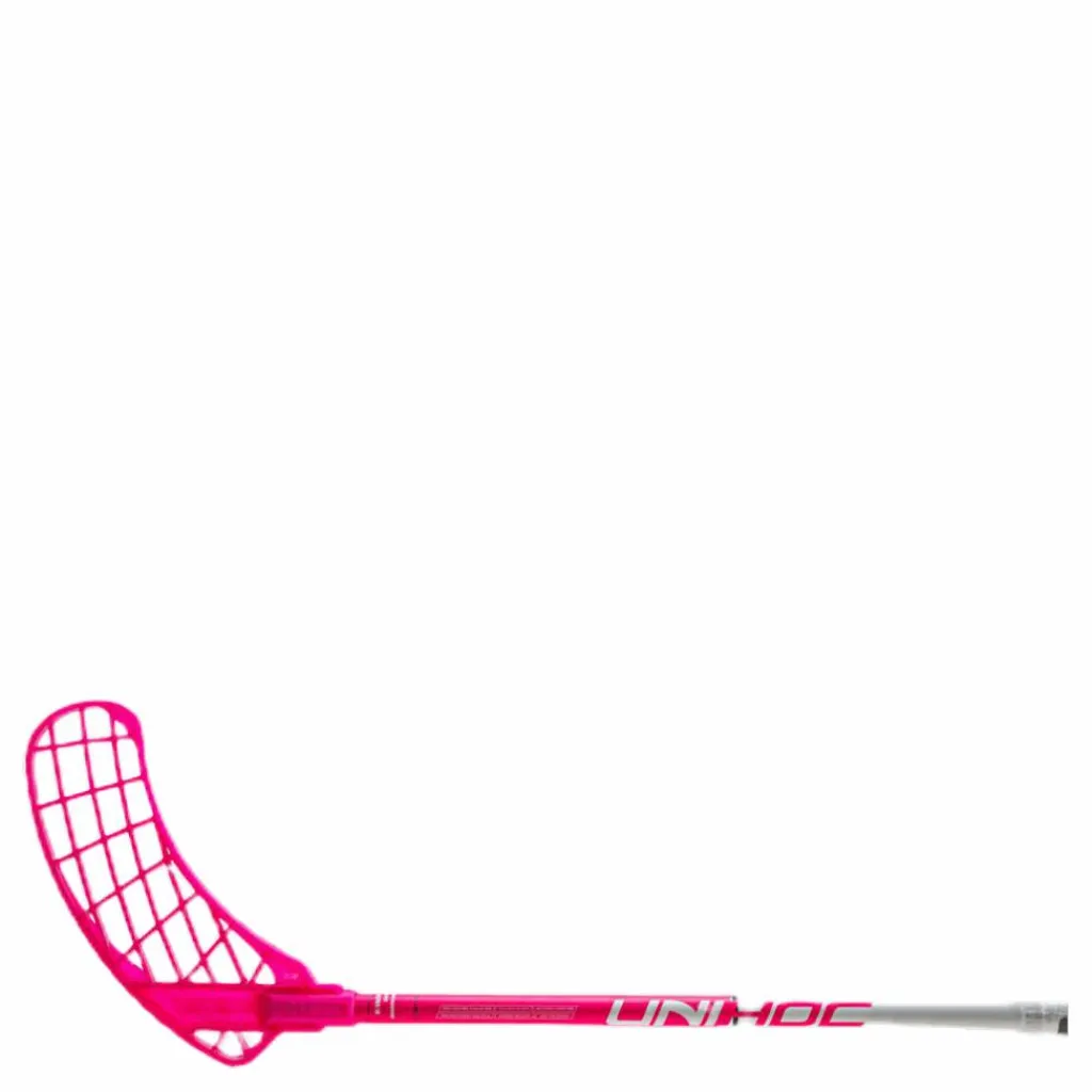 Unihoc Sonic Top Light II 96 cm Flex 29 White/Pink Rosa och Vit Clearance