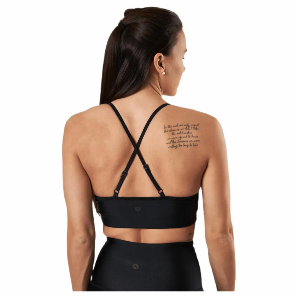 BLACC Soul Ruched Bra Black Svart Hot