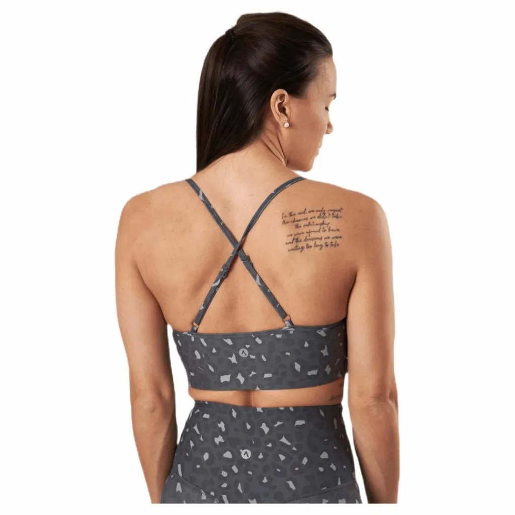 BLACC Soul Ruched Bra Patterned/Grey Mönstrad och Grå Outlet