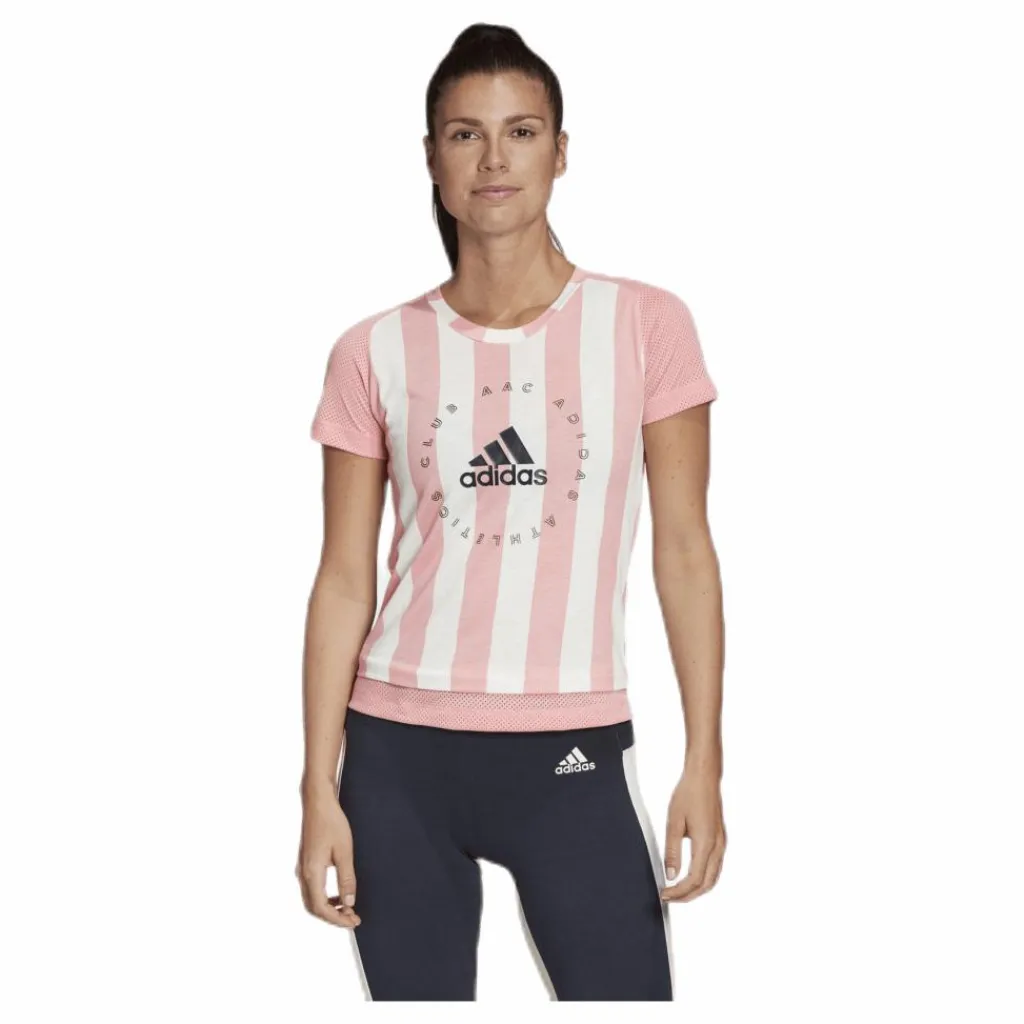 adidas Sp Tee Pink/White Rosa New