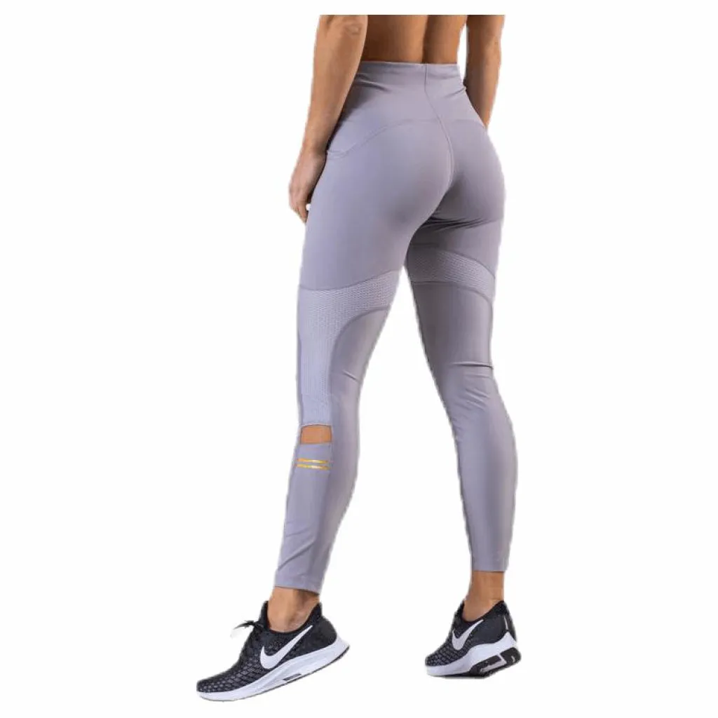 Nike Speed 7/8 Glam Tight Grey/Gold Grå