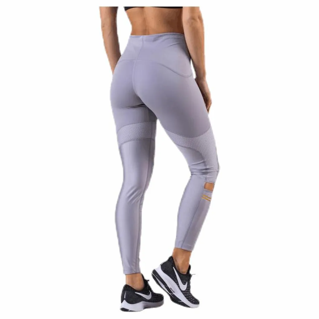Nike Speed 7/8 Glam Tight Grey/Gold Grå