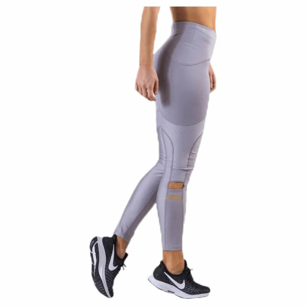 Nike Speed 7/8 Glam Tight Grey/Gold Grå